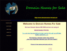 Tablet Screenshot of domainnames-forsale.net